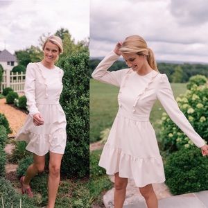 Gal Meets Glam Hayley Cream Dress / size 6